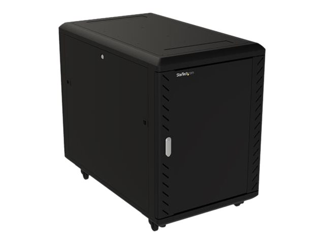 StarTech.com Armario Rack Móvil para Servidores 15U - RK1536BKF - 15 Unidades 19" Profundidad 32in - Carga 800 kg - Incluye Ruedas y Cerradura StarTech.com Armario Rack Móvil para Servidores 15U - RK1536BKF - 15 Unidades 19" Profundidad 32in - Carga 800 kg - Incluye Ruedas y Cerradura
