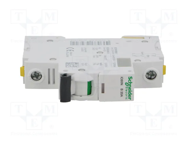 Schneider Automat B 20A 1-polig A9F03120 IC60N Schneider Automat B 20A 1-polig A9F03120 IC60N