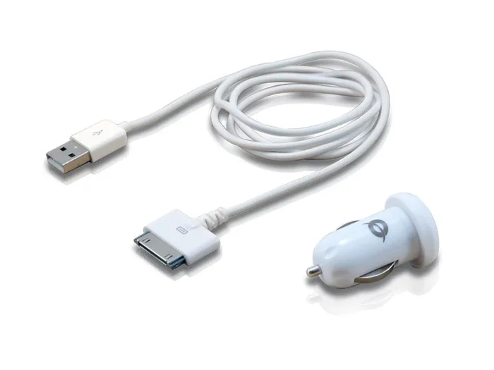 Conceptronic Adaptador Cargador USB para Apple CarPlay - Coche