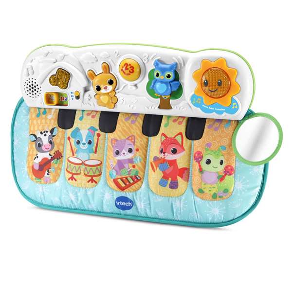 Vtech Piano Bebé Pataditas Musicales para Bebés de 3 a 18 Meses con Melodías, Canciones, Luces y Sonidos - Funciona con Pilas AA (Incluidas) Vtech Piano Bebé Pataditas Musicales para Bebés de 3 a 18 Meses con Melodías, Canciones, Luces y Sonidos - Funciona con Pilas AA (Incluidas)