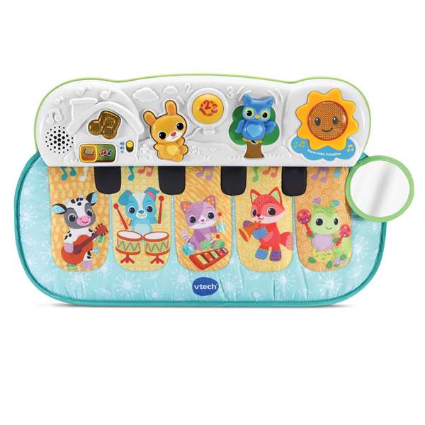 Vtech Piano Bebé Pataditas Musicales para Bebés de 3 a 18 Meses con Melodías, Canciones, Luces y Sonidos - Funciona con Pilas AA (Incluidas) Vtech Piano Bebé Pataditas Musicales para Bebés de 3 a 18 Meses con Melodías, Canciones, Luces y Sonidos - Funciona con Pilas AA (Incluidas)