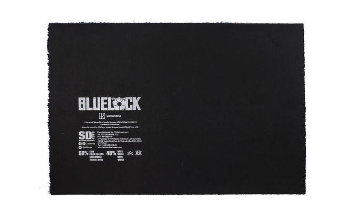 SD Toys Felpudo Blue Lock 60x40 cm - Fibra de Coco - Alfombrilla Entrada Serie Manga