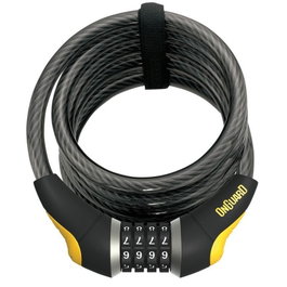 ONGUARD Cable espiral antirrobo Dobermann Combo 8031, nivel seguridad 40, 620g