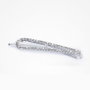 Bifull Horquillas Decoradas Diamonds Drop Silver