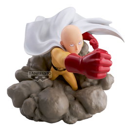 Banpresto Figura One Punch Man Saitama Diorama Escena de Acción 15-18 cm PVC ABS Colección Anime
