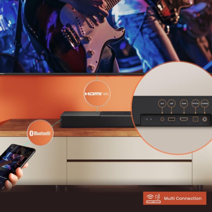 Hisense hs2000 Altavoz Soundbar 2.1 Canales 240 W Hisense hs2000 Altavoz Soundbar 2.1 Canales 240 W