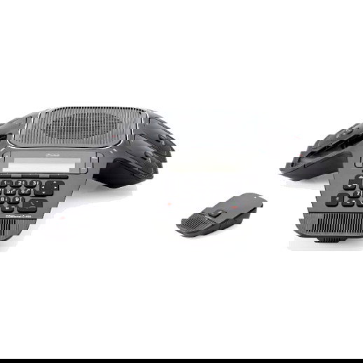 Auerswald COMfortel C-400 Teléfono IP para Conferencias Profesional, Negro, Pantalla LCD, PoE, Soporta 4 Micrófonos, Codecs G.711/G.722