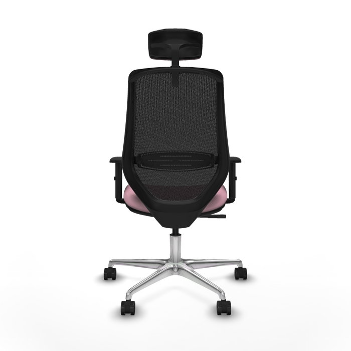 PIQUERAS Y CRESPO Silla de oficina Mardos con mecanismo Sincro Rosa y Negro