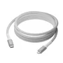 Dbramante1928 CB25CLGR7121 - Cable USB-C a Lightning 2.5 m, Macho, 480 Mbps, Blanco, Trenzado, 100% Plástico Reciclado