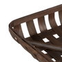 Ixia Set de 3 Cestas Decorativas de Madera Marrón (3 Tamaños)​