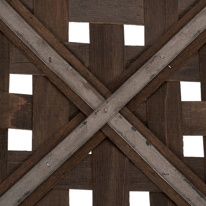 Ixia Set de 3 Cestas Decorativas de Madera Marrón (3 Tamaños) Ixia Set de 3 Cestas Decorativas de Madera Marrón (3 Tamaños)