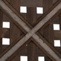 Ixia Set de 3 Cestas Decorativas de Madera Marrón (3 Tamaños)​