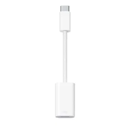 Apple MUQX3ZM/A Cable USB-C a Lightning, Blanco, Original
