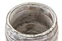 DKD Home Decor Macetero Balines Marron Blanco 22 x 16 x 22 cm (2 Unidades) de Albasia
