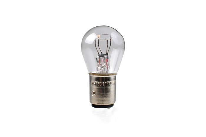 M-Tech Lámpara BAZ15D 12V 21/4W Clear Pack de 10 unidades M-Tech Lámpara BAZ15D 12V 21/4W Clear Pack de 10 unidades