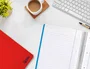 Liderpapel Micro Smart Cuaderno Espiral A4 Tapa Blanda 80 Hojas 75gr 7mm Doble Margen 4 Taladros Colores