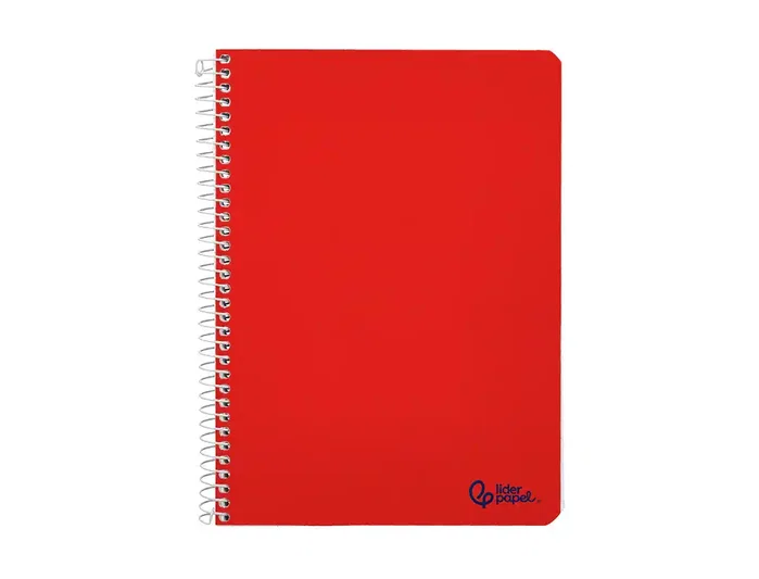 Liderpapel Micro Smart Cuaderno Espiral A4 Tapa Blanda 80 Hojas 75gr 7mm Doble Margen 4 Taladros Colores