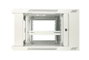 Extralink Armario rack 6U 600x600 Gris de dos secciones