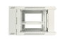 Extralink Armario rack 6U 600x600 Gris de dos secciones
