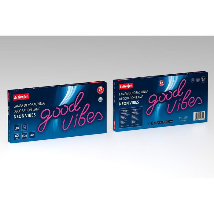Activejet AJE-NEON VIBES Letrero de neón LED Multicolor Activejet AJE-NEON VIBES Letrero de neón LED Multicolor