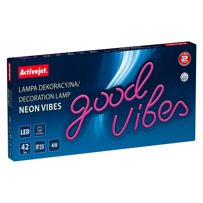 Activejet AJE-NEON VIBES Letrero de neón LED Multicolor Activejet AJE-NEON VIBES Letrero de neón LED Multicolor