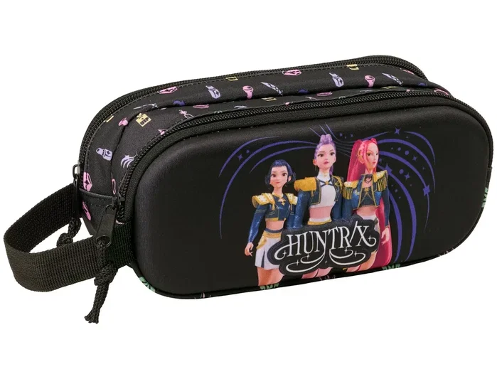 Safta Estuche Portatodo Doble 3D K-Pop Demon Hunters Sound