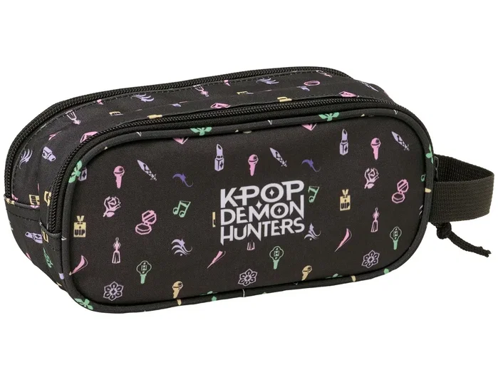 Safta Estuche Portatodo Doble 3D K-Pop Demon Hunters Sound