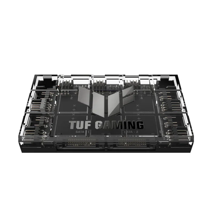 ASUS TUF Gaming Controlador Hub de Ventiladores ARGB PWM, Negro, 6 Puertos 4 Pines, Alimentación SATA, 90da00c0-b09000 ASUS TUF Gaming Controlador Hub de Ventiladores ARGB PWM, Negro, 6 Puertos 4 Pines, Alimentación SATA, 90da00c0-b09000