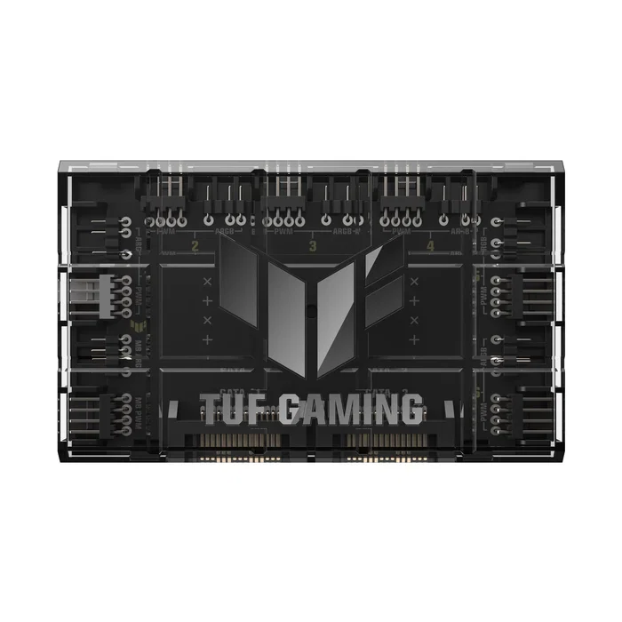 ASUS TUF Gaming Controlador Hub de Ventiladores ARGB PWM, Negro, 6 Puertos 4 Pines, Alimentación SATA, 90da00c0-b09000 ASUS TUF Gaming Controlador Hub de Ventiladores ARGB PWM, Negro, 6 Puertos 4 Pines, Alimentación SATA, 90da00c0-b09000