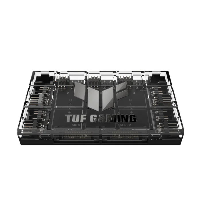 ASUS TUF Gaming Controlador Hub de Ventiladores ARGB PWM, Negro, 6 Puertos 4 Pines, Alimentación SATA, 90da00c0-b09000 ASUS TUF Gaming Controlador Hub de Ventiladores ARGB PWM, Negro, 6 Puertos 4 Pines, Alimentación SATA, 90da00c0-b09000