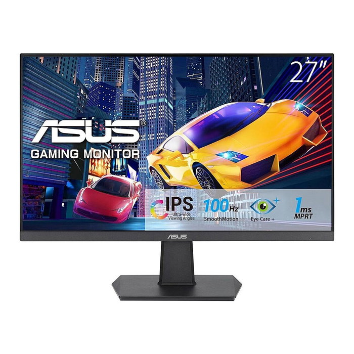 ASUS Monitor VA27EHF Eye Care 27 Pulgadas (68.6 cm) Full HD IPS 100Hz 1ms, Tecnologia Low Blue Light y Flicker Free, HDMI 1.4, Negro