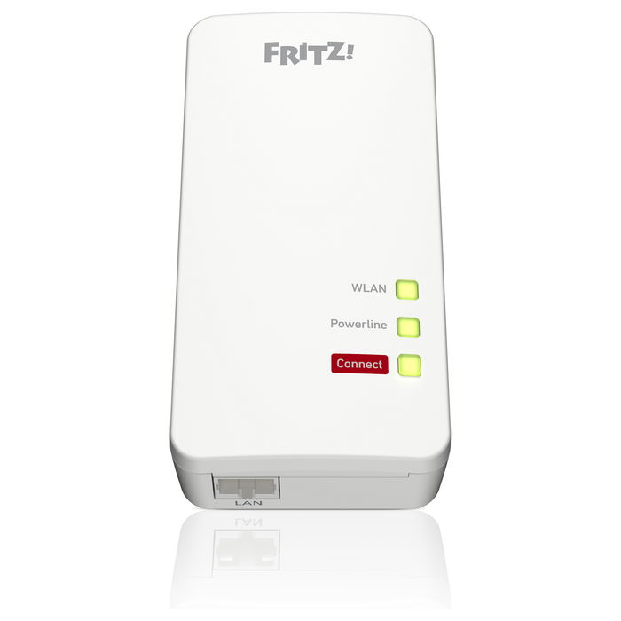 AVM FRITZ! Powerline 1260E Adaptador Powerline WiFi 1200 Mbit/s con Puerto Ethernet Gigabit Blanco 1 Unidad