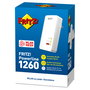 AVM FRITZ! Powerline 1260E 1200 Mbit/s con Ethernet y WiFi Blanco