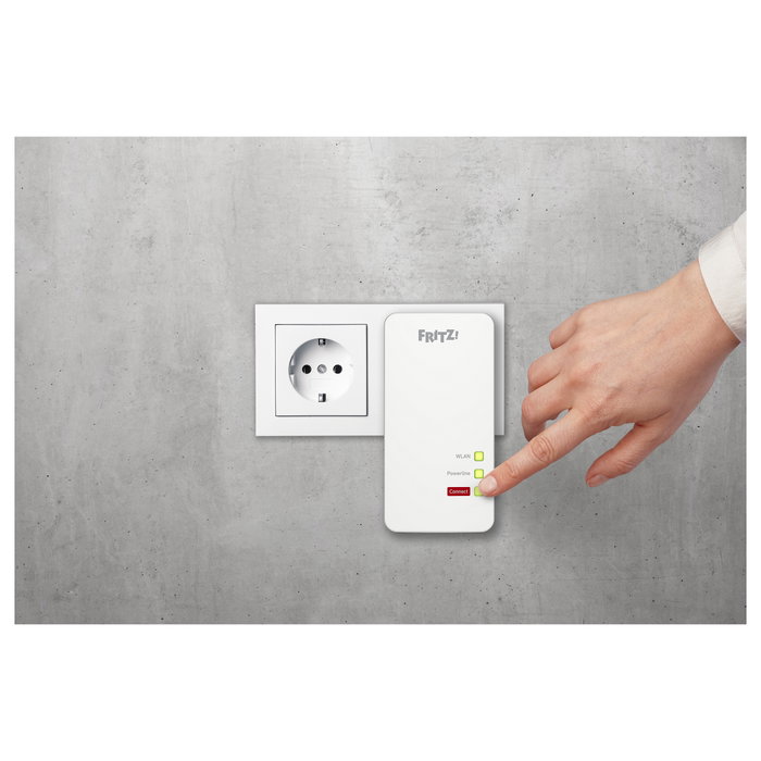 AVM FRITZ! Powerline 1260E 1200 Mbit/s con Ethernet y WiFi Blanco AVM FRITZ! Powerline 1260E 1200 Mbit/s con Ethernet y WiFi Blanco