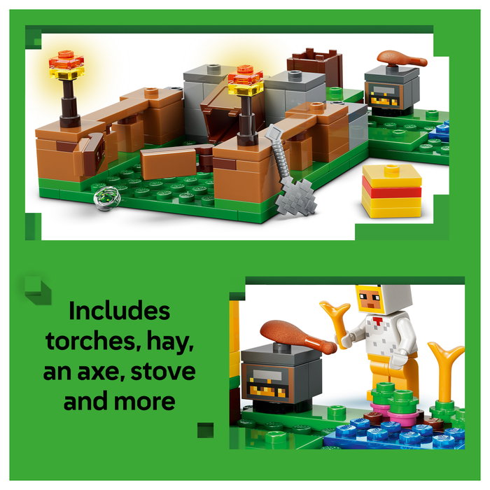 LEGO Minecraft La Granja de las Gallinas 21585