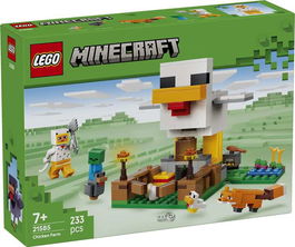 Lego Minecraft Juego de Construcción La Granja de Gallinas para Mayores de 8 Años