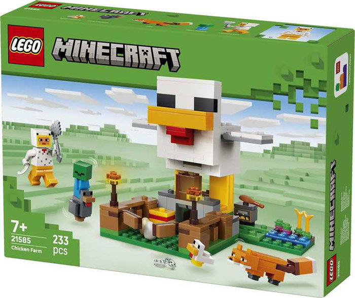 Lego Minecraft Juego de Construcción La Granja de Gallinas para Mayores de 8 Años