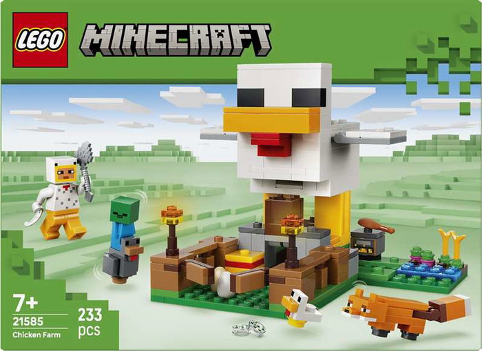 Lego Minecraft Juego de Construcción La Granja de Gallinas para Mayores de 8 Años