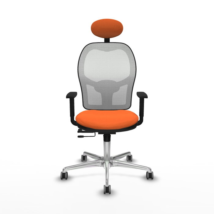 PIQUERAS Y CRESPO Silla de oficina Jorquera Naranja y Blanco PIQUERAS Y CRESPO Silla de oficina Jorquera Naranja y Blanco