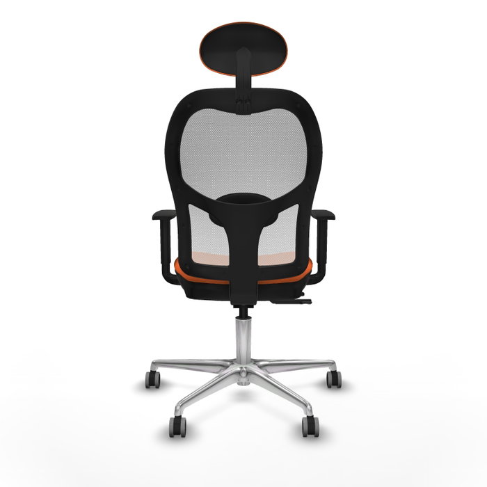 PIQUERAS Y CRESPO Silla de oficina Jorquera Naranja y Blanco PIQUERAS Y CRESPO Silla de oficina Jorquera Naranja y Blanco
