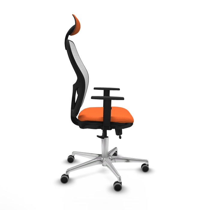 PIQUERAS Y CRESPO Silla de oficina Jorquera Naranja y Blanco PIQUERAS Y CRESPO Silla de oficina Jorquera Naranja y Blanco