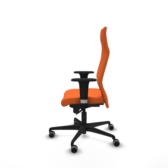 PIQUERAS Y CRESPO Sillón Albacete Naranja con Mecanismo Sincro y Brazos 1D PIQUERAS Y CRESPO Sillón Albacete Naranja con Mecanismo Sincro y Brazos 1D