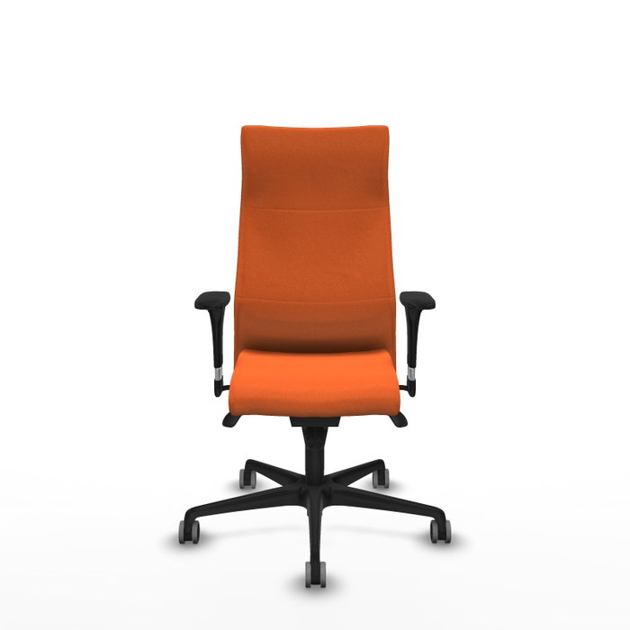 PIQUERAS Y CRESPO Sillón Albacete Naranja con Mecanismo Sincro y Brazos 1D PIQUERAS Y CRESPO Sillón Albacete Naranja con Mecanismo Sincro y Brazos 1D