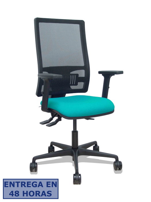 PIQUERAS Y CRESPO Silla Bormate Mecanismo Asincro Turquesa y Negro PIQUERAS Y CRESPO Silla Bormate Mecanismo Asincro Turquesa y Negro