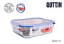 Quttin Fiambrera Extra Rectangular 2,6 L (6 Unidades)