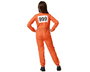 Disfraz Preso Naranja Niño Unisex 3-4 Años