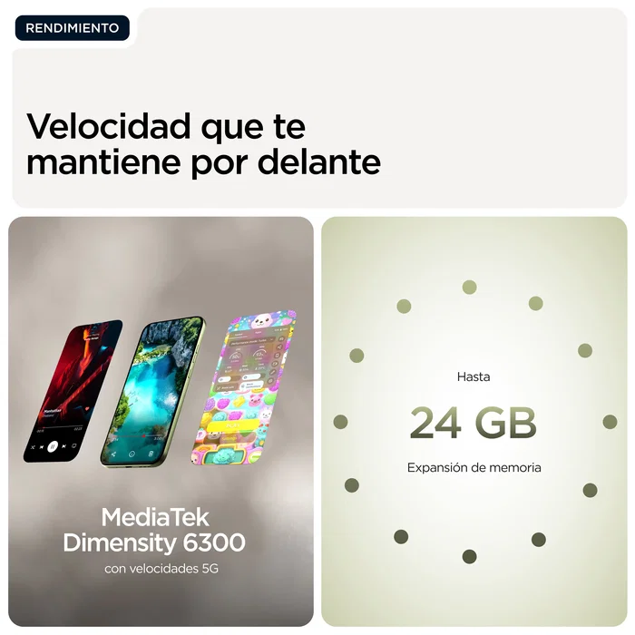 Motorola Moto G67 5G Smartphone - 6.8" Extreme AMOLED 120Hz, 256GB, 4GB RAM, Cámara Sony LYTIA 50MP, Batería 5200 mAh, Android 16.0, Verde