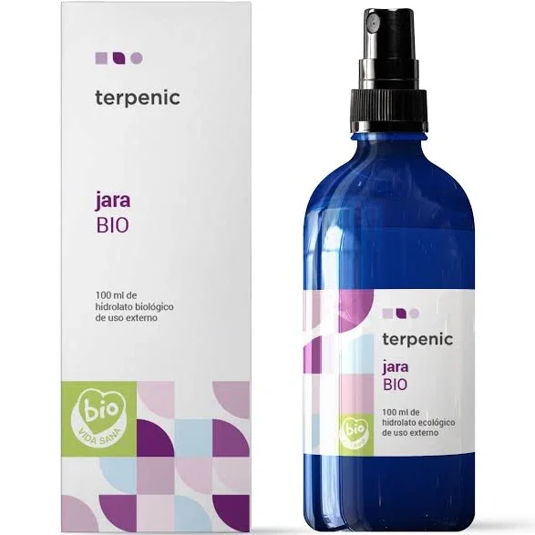 TERPENIC Agua de Jara Hidrolato Bio 100 ml para uso cosmético, certificación ecológica TERPENIC Agua de Jara Hidrolato Bio 100 ml para uso cosmético, certificación ecológica
