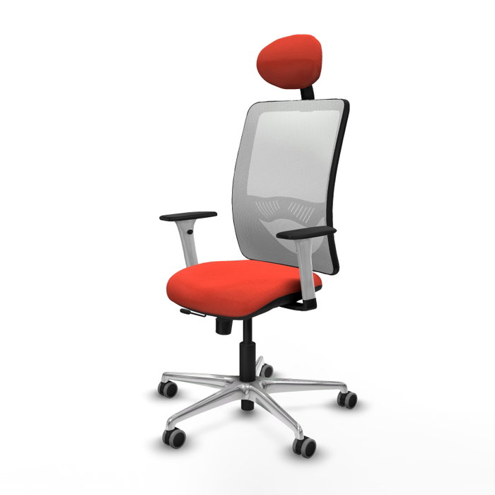 PIQUERAS Y CRESPO Silla de oficina Zulema Naranja oscuro y Blanco PIQUERAS Y CRESPO Silla de oficina Zulema Naranja oscuro y Blanco