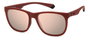 Polaroid PLD-2140-S-T9H Gafas de sol con cristal rosa y detalles rojos